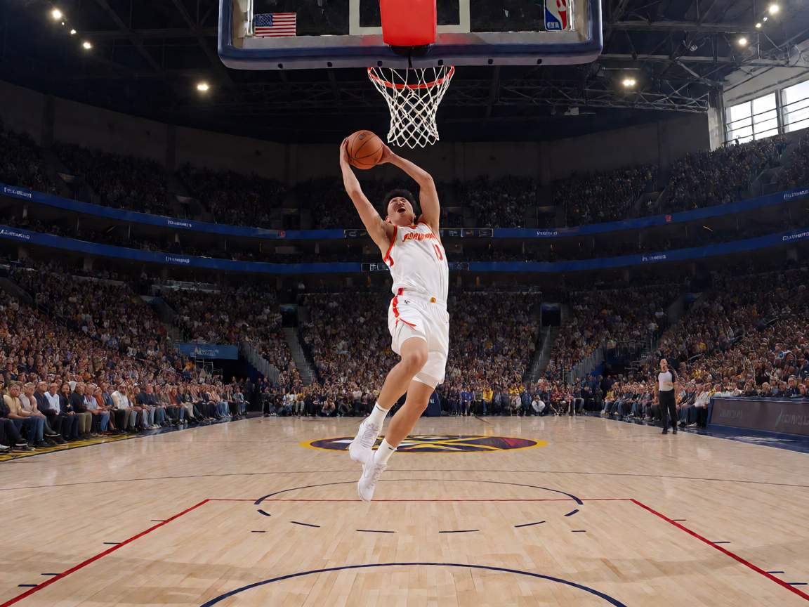 NBA比赛中扣篮精彩瞬间